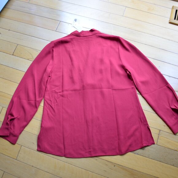 Soft Surroundings Akira Blouse Garnet Size M NWT - Picture 10 of 10